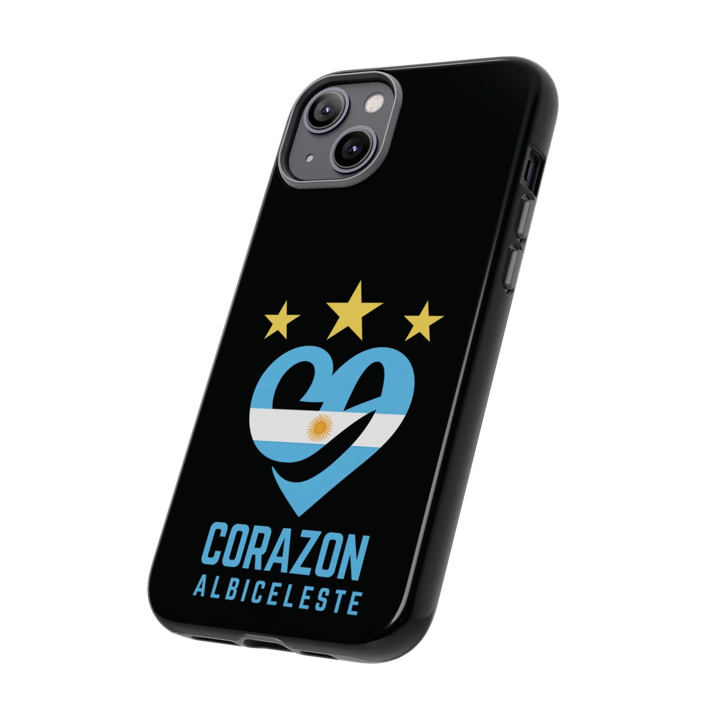 Corazon Albiceleste Phone Case - Tough & Stylish Protection for Fans
