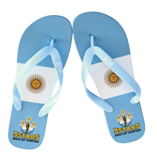 3 Stars World Champions Flip Flops