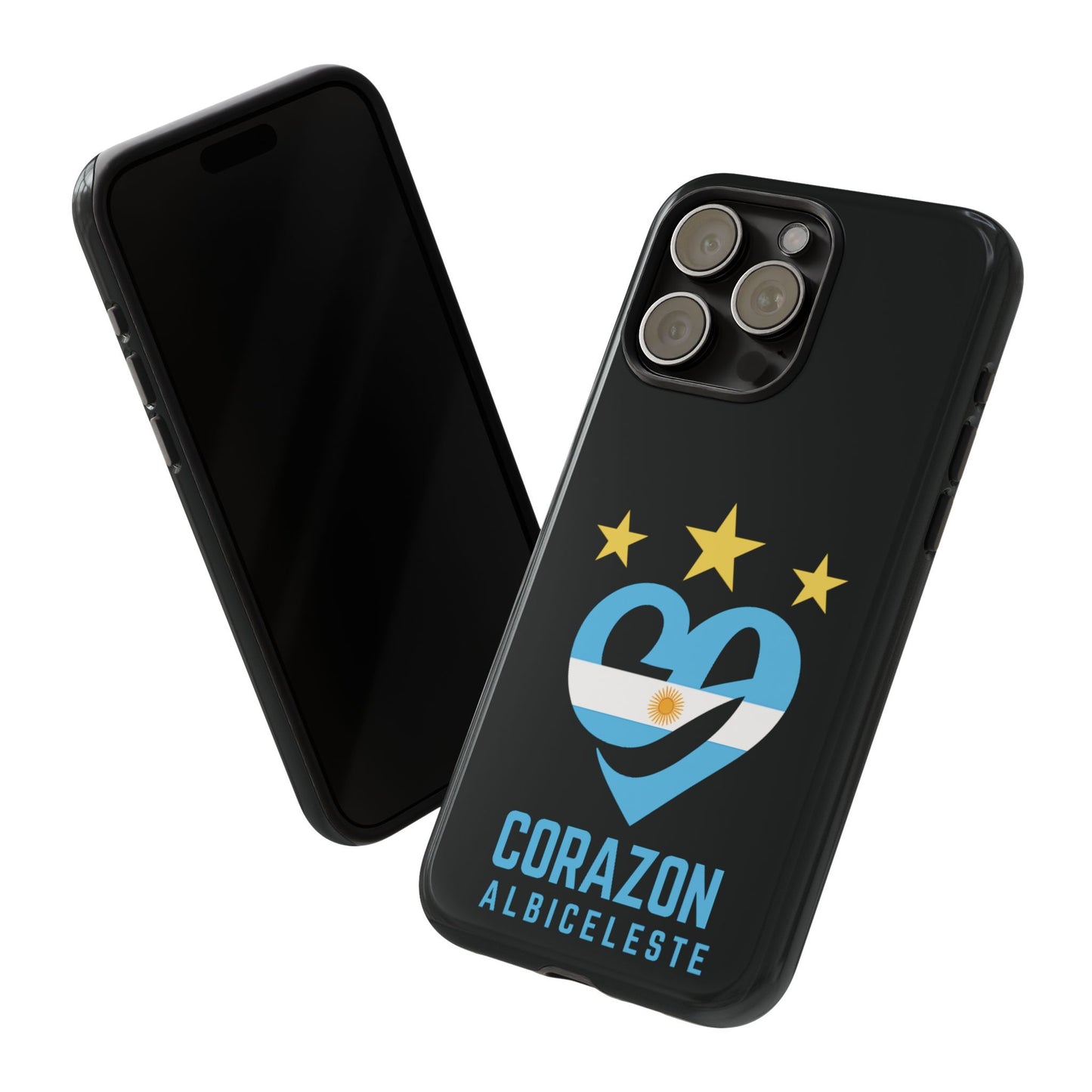 Corazon Albiceleste Phone Case - Tough & Stylish Protection for Fans