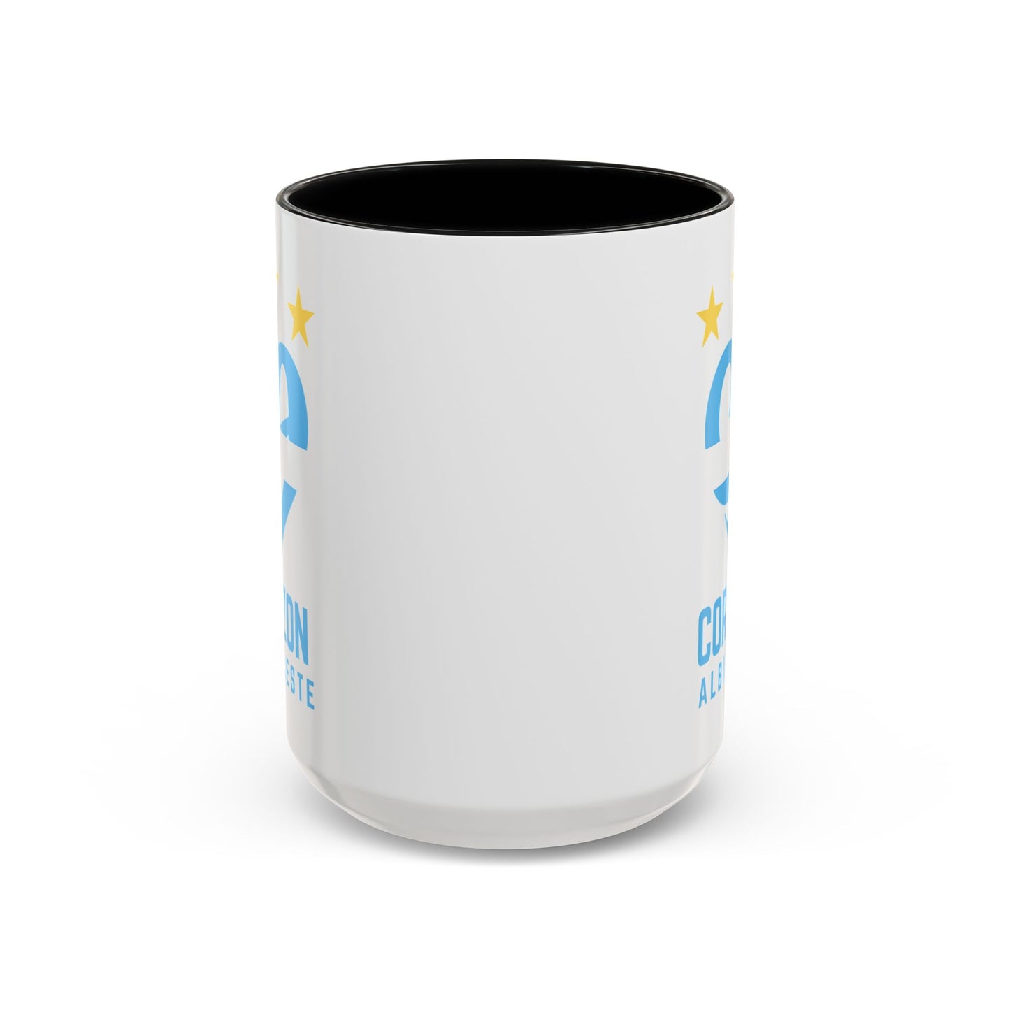 Corazon Albiceleste Accent Coffee Mug - 11 & 15oz - Perfect for Fans and Gifts