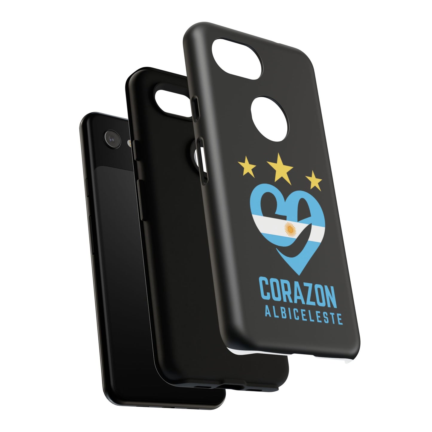 Corazon Albiceleste Phone Case - Tough & Stylish Protection for Fans