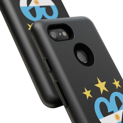 Corazon Albiceleste Phone Case - Tough & Stylish Protection for Fans