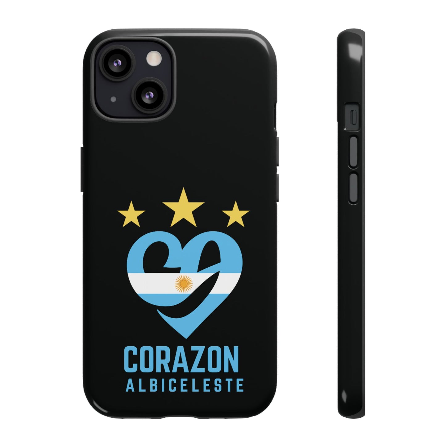 Corazon Albiceleste Phone Case - Tough & Stylish Protection for Fans
