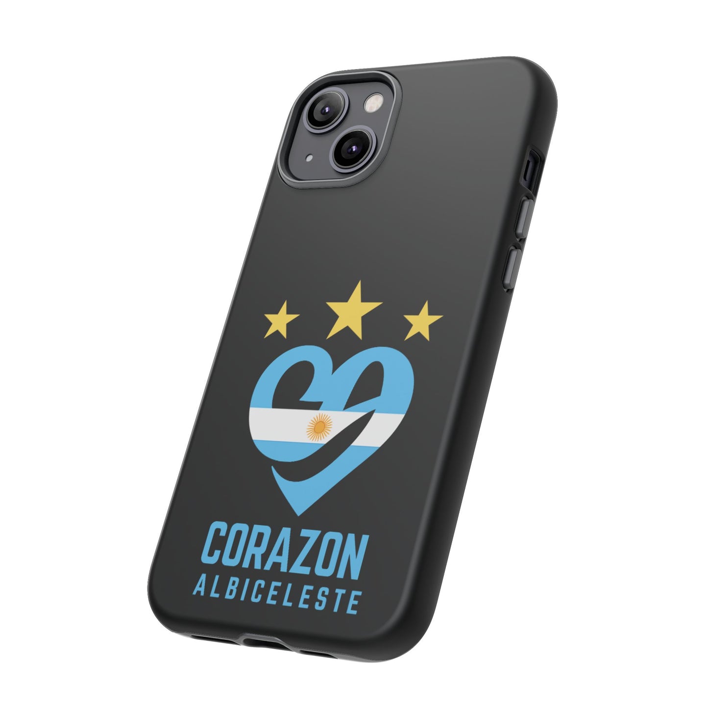 Corazon Albiceleste Phone Case - Tough & Stylish Protection for Fans