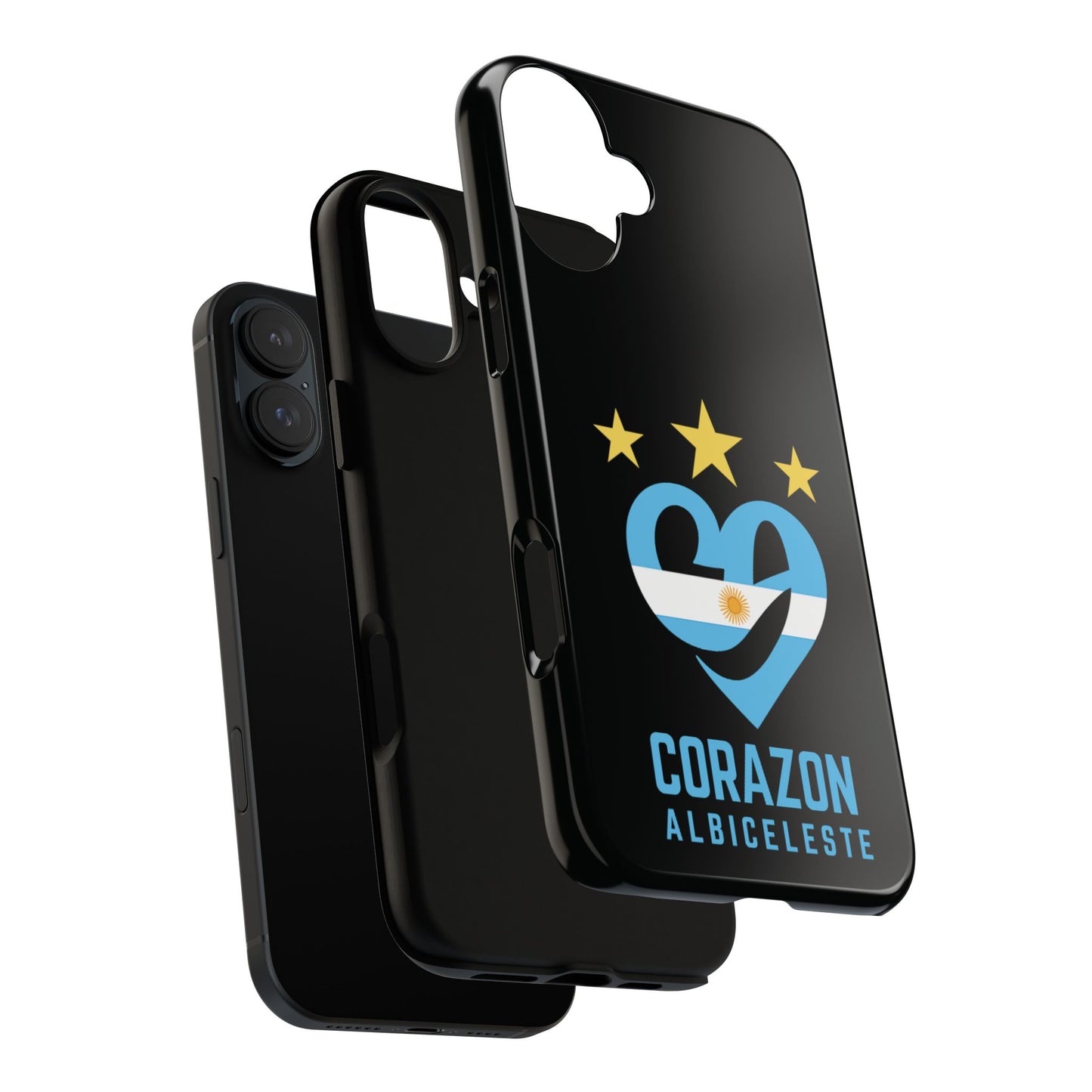 Corazon Albiceleste Phone Case - Tough & Stylish Protection for Fans