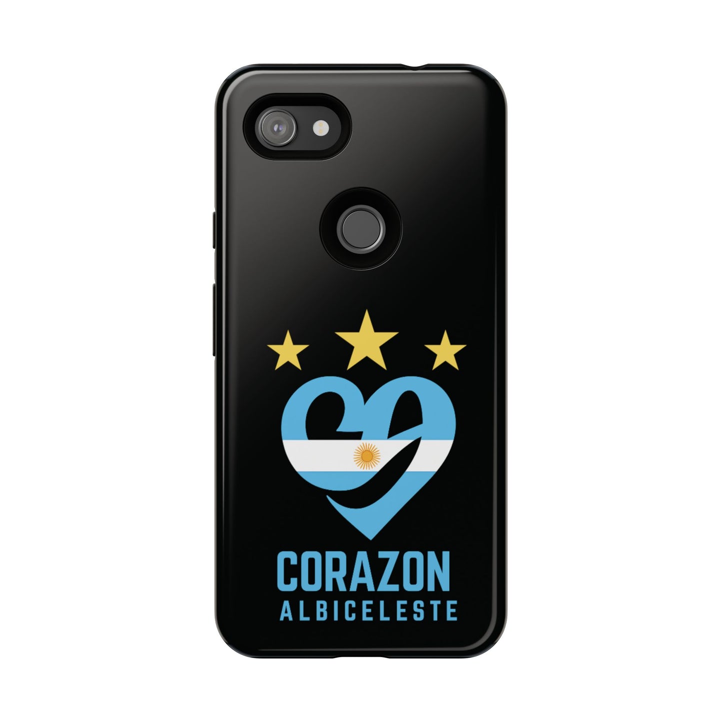 Corazon Albiceleste Phone Case - Tough & Stylish Protection for Fans