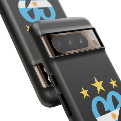 Corazon Albiceleste Phone Case - Tough & Stylish Protection for Fans