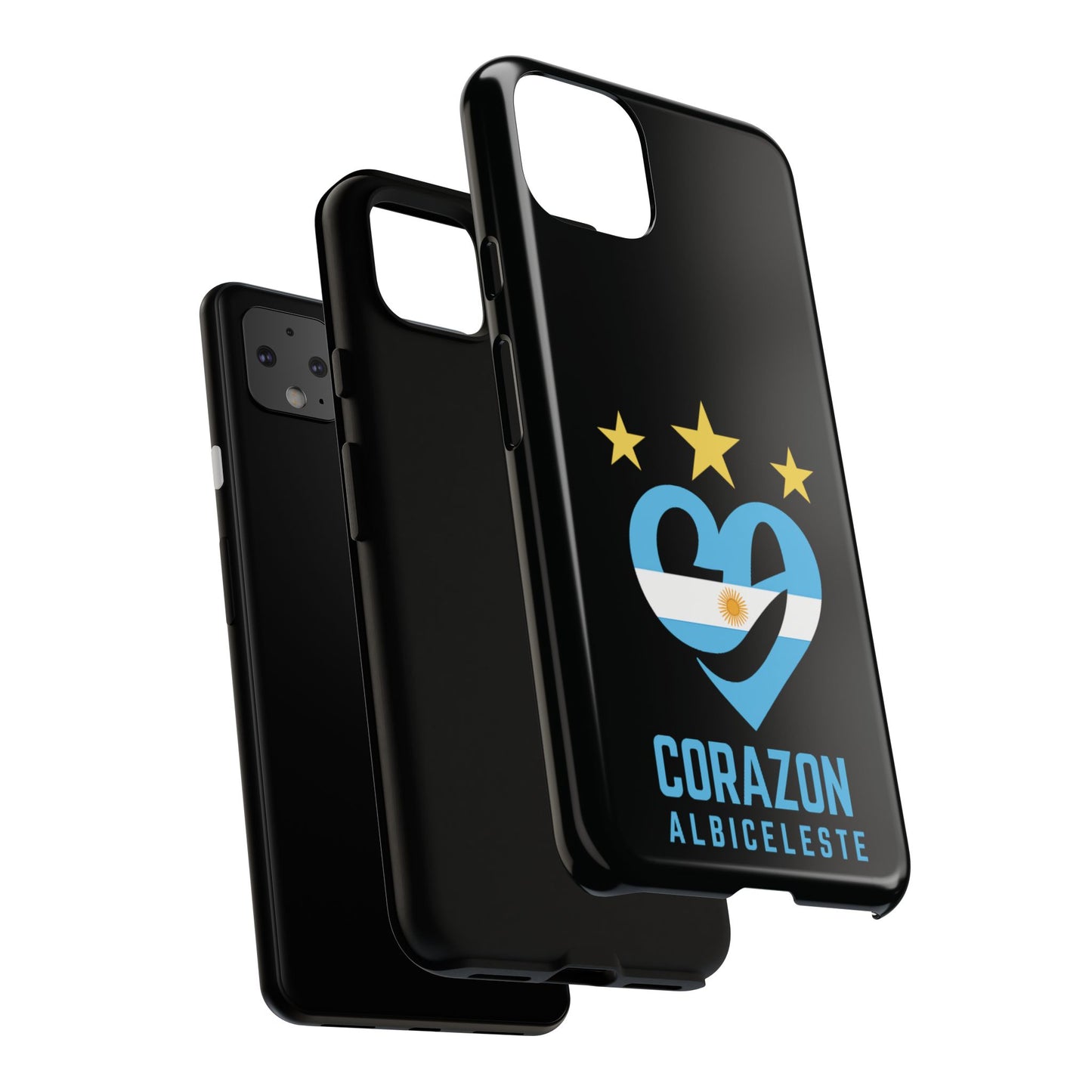 Corazon Albiceleste Phone Case - Tough & Stylish Protection for Fans