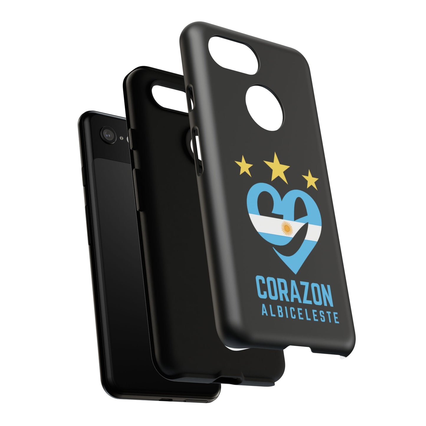 Corazon Albiceleste Phone Case - Tough & Stylish Protection for Fans