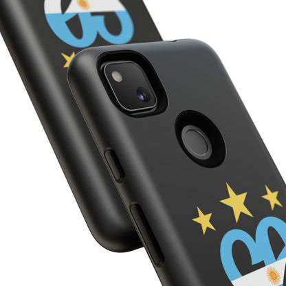 Corazon Albiceleste Phone Case - Tough & Stylish Protection for Fans