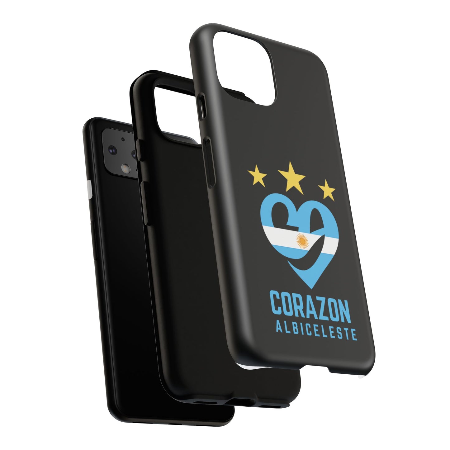 Corazon Albiceleste Phone Case - Tough & Stylish Protection for Fans