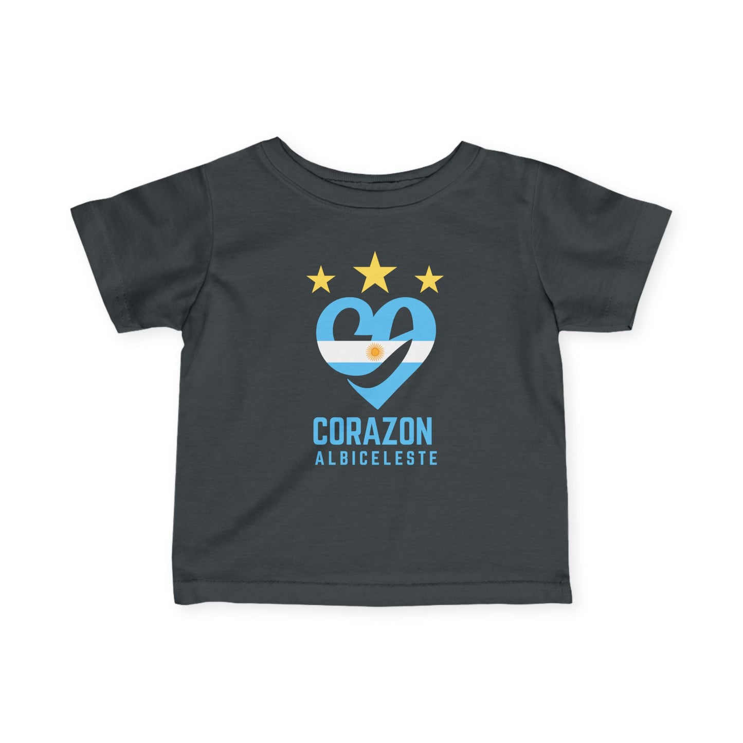 Cute Infant Jersey Tee with Corazón Design