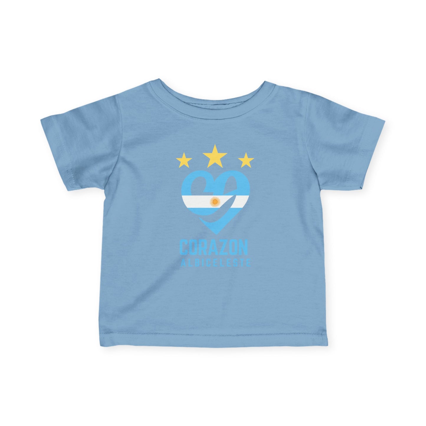 Cute Infant Jersey Tee with Corazón Design