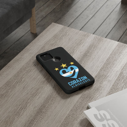 Corazon Albiceleste Phone Case - Tough & Stylish Protection for Fans