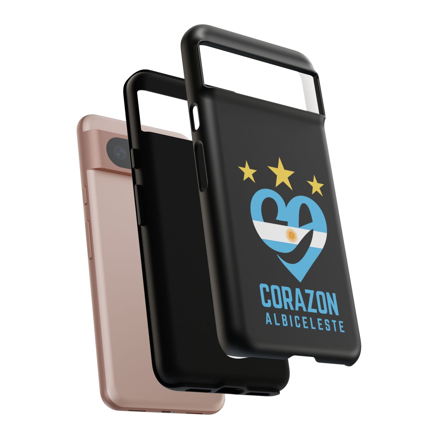 Corazon Albiceleste Phone Case - Tough & Stylish Protection for Fans