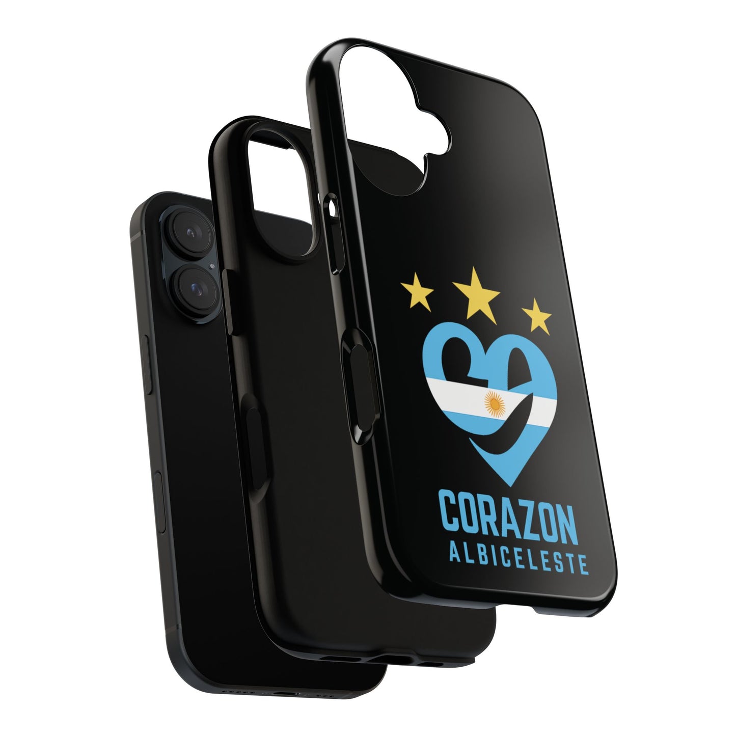 Corazon Albiceleste Phone Case - Tough & Stylish Protection for Fans
