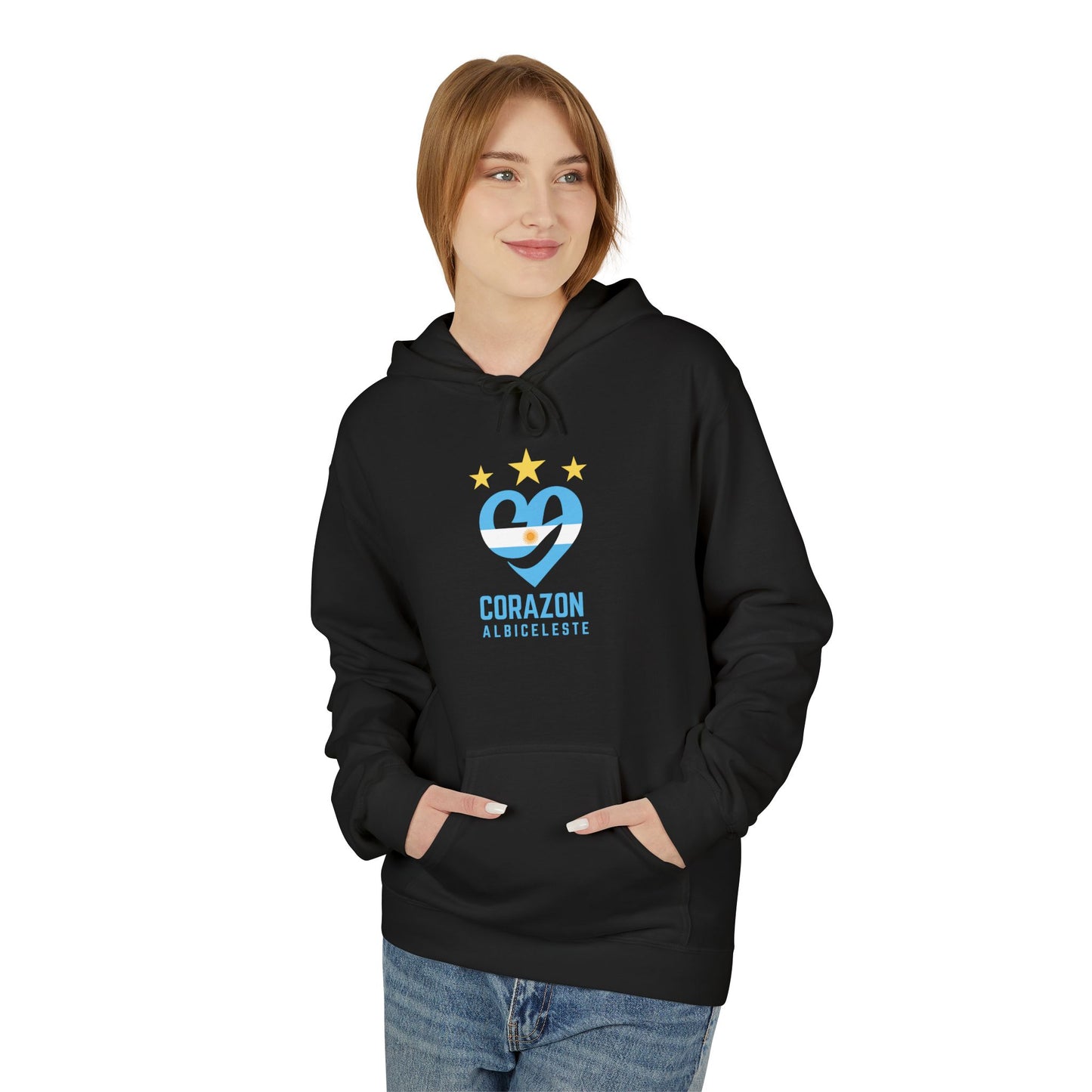 Corazon Unisex Fleece Hoodie - Soft & Stylish