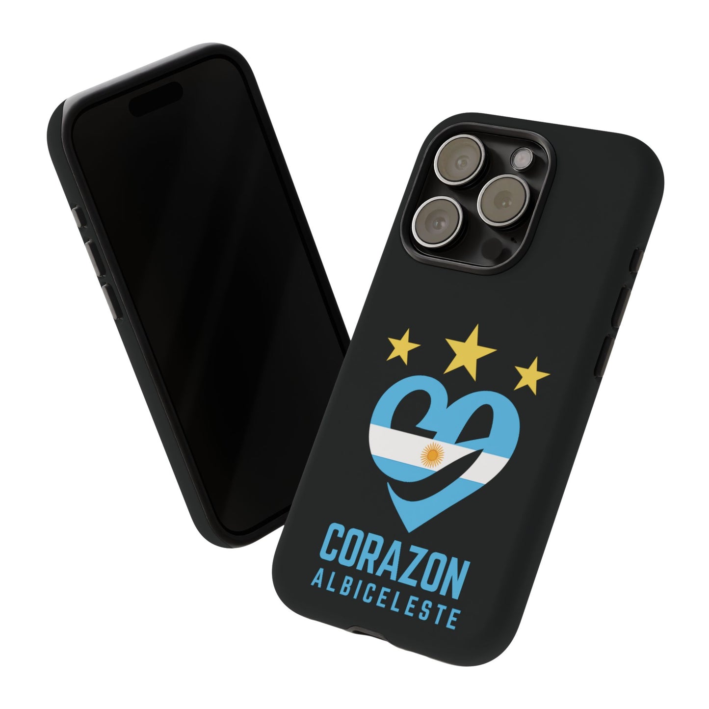 Corazon Albiceleste Phone Case - Tough & Stylish Protection for Fans