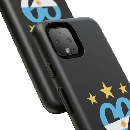 Corazon Albiceleste Phone Case - Tough & Stylish Protection for Fans