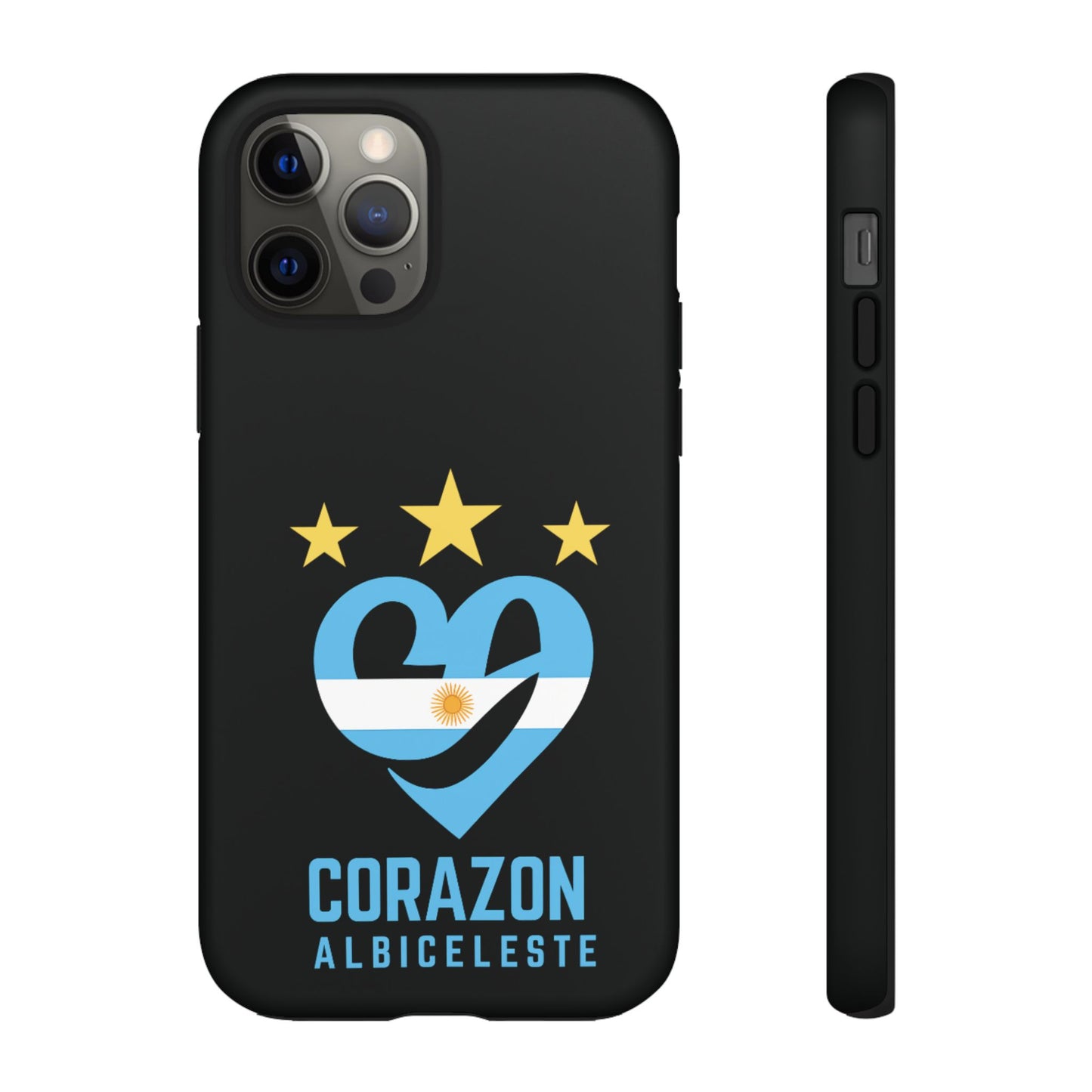 Corazon Albiceleste Phone Case - Tough & Stylish Protection for Fans
