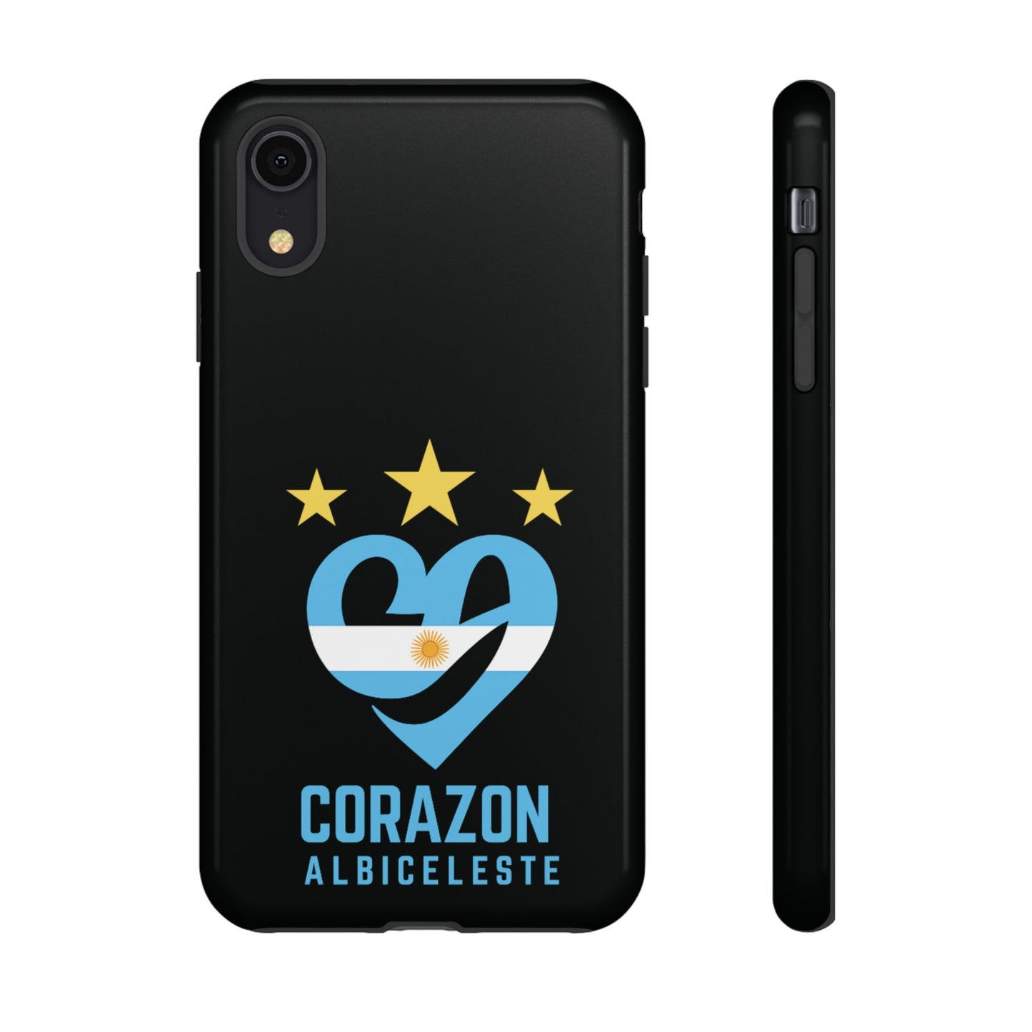 Corazon Albiceleste Phone Case - Tough & Stylish Protection for Fans