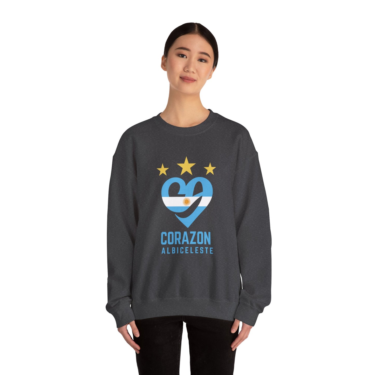 Corazon Albiceleste Unisex Sweatshirt - Heart of the Game