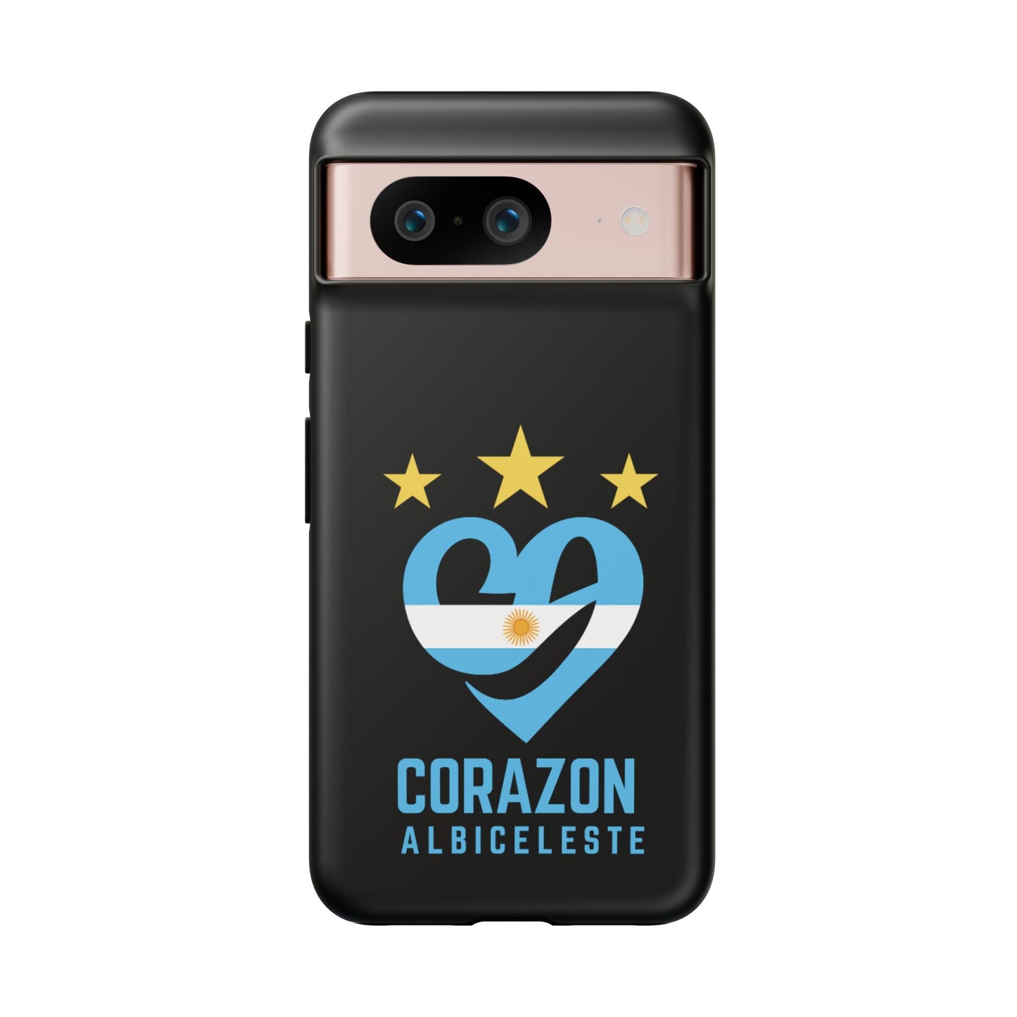 Corazon Albiceleste Phone Case - Tough & Stylish Protection for Fans