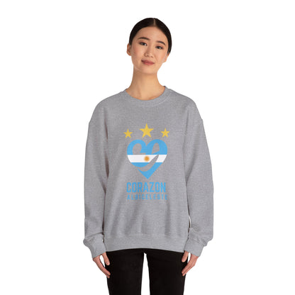 Corazon Albiceleste Unisex Sweatshirt - Heart of the Game