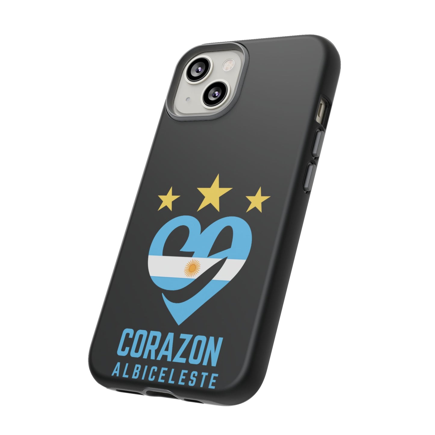 Corazon Albiceleste Phone Case - Tough & Stylish Protection for Fans