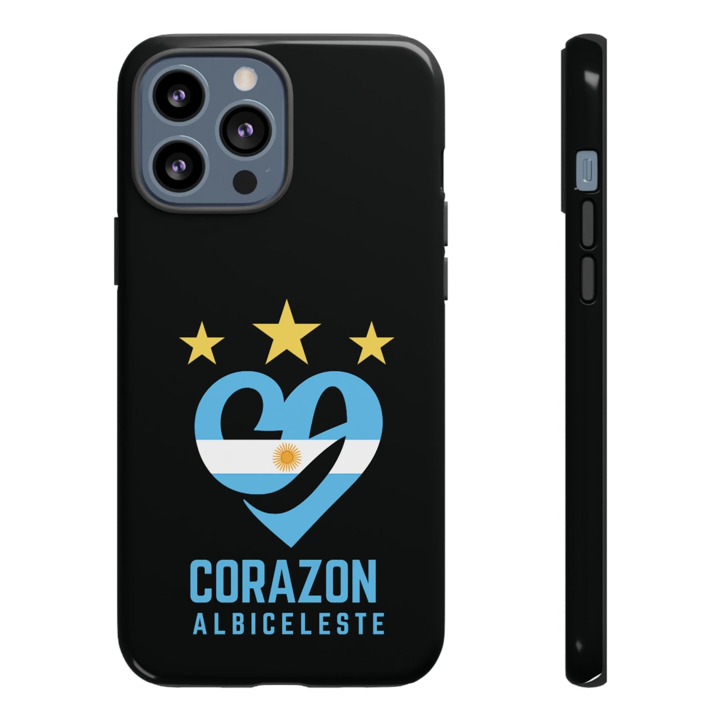 Corazon Albiceleste Phone Case - Tough & Stylish Protection for Fans