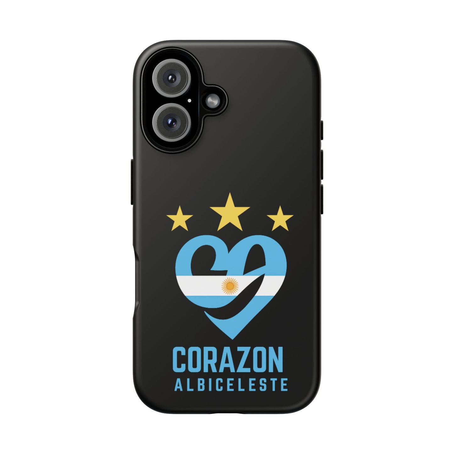 Corazon Albiceleste Phone Case - Tough & Stylish Protection for Fans