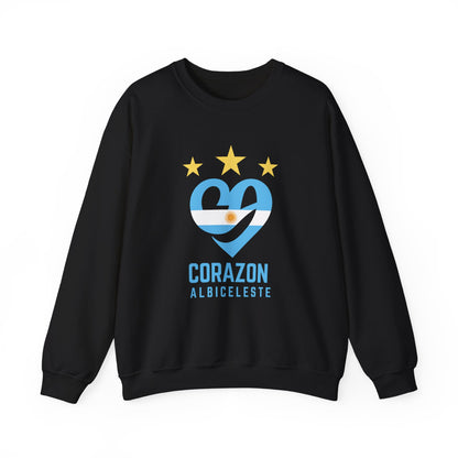 Corazon Albiceleste Unisex Sweatshirt - Heart of the Game