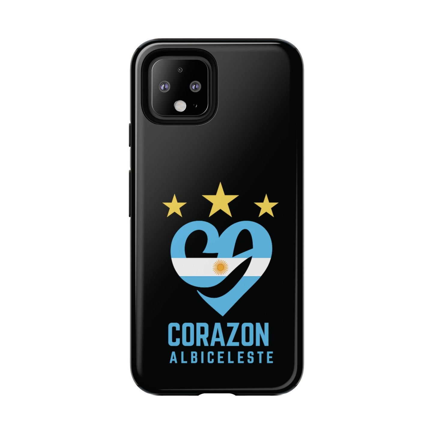 Corazon Albiceleste Phone Case - Tough & Stylish Protection for Fans