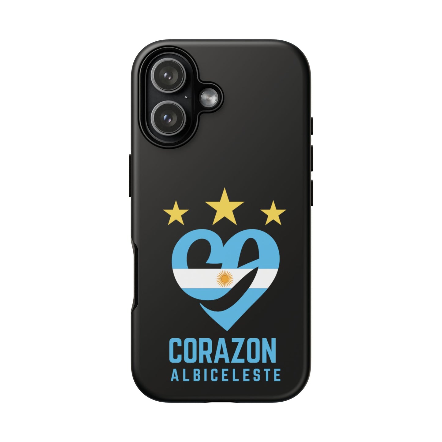 Corazon Albiceleste Phone Case - Tough & Stylish Protection for Fans