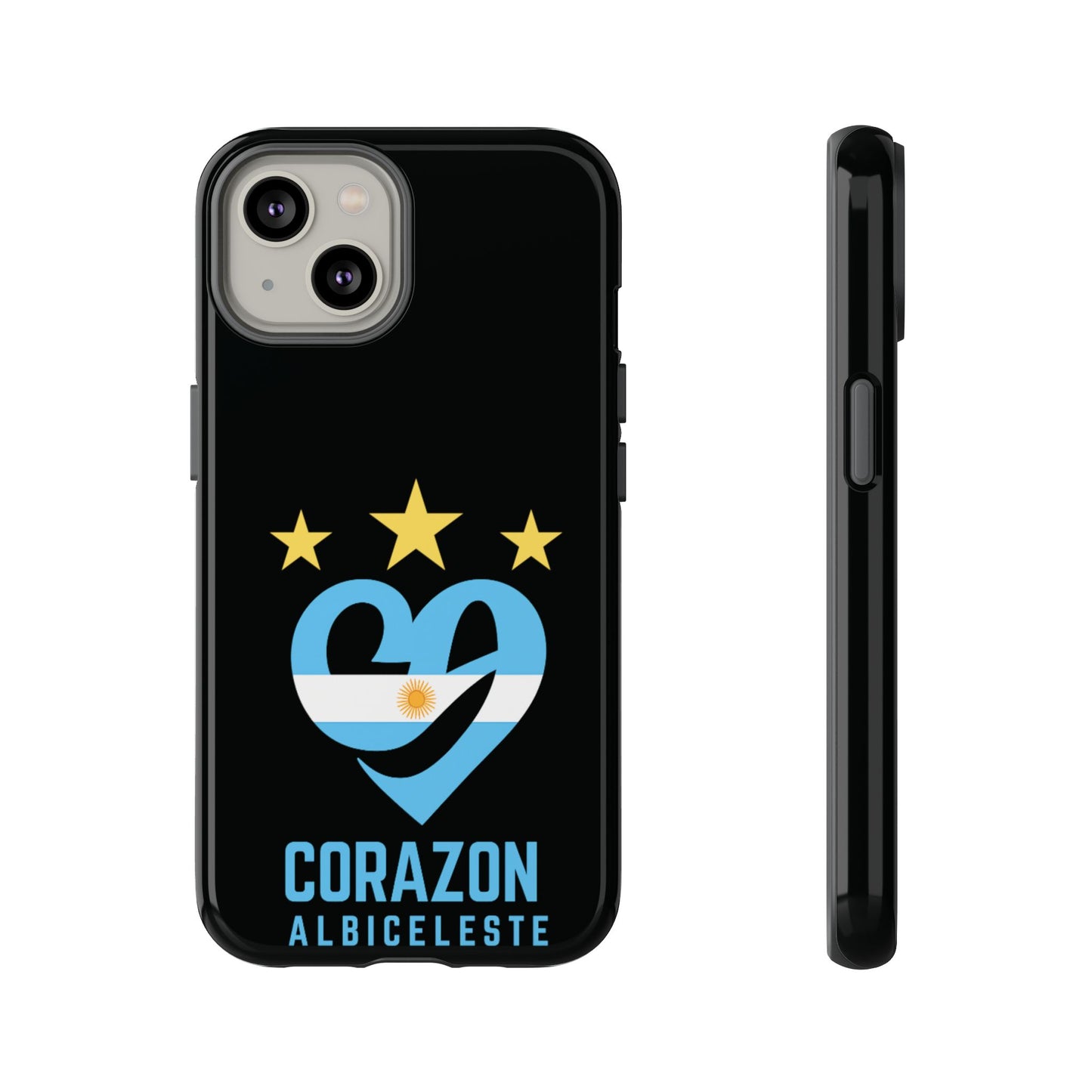 Corazon Albiceleste Phone Case - Tough & Stylish Protection for Fans